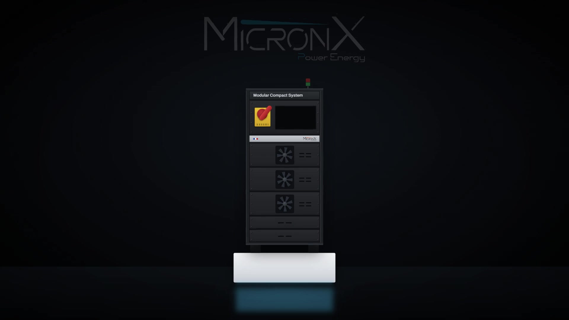 MicronX modular cabinet turntable animation
